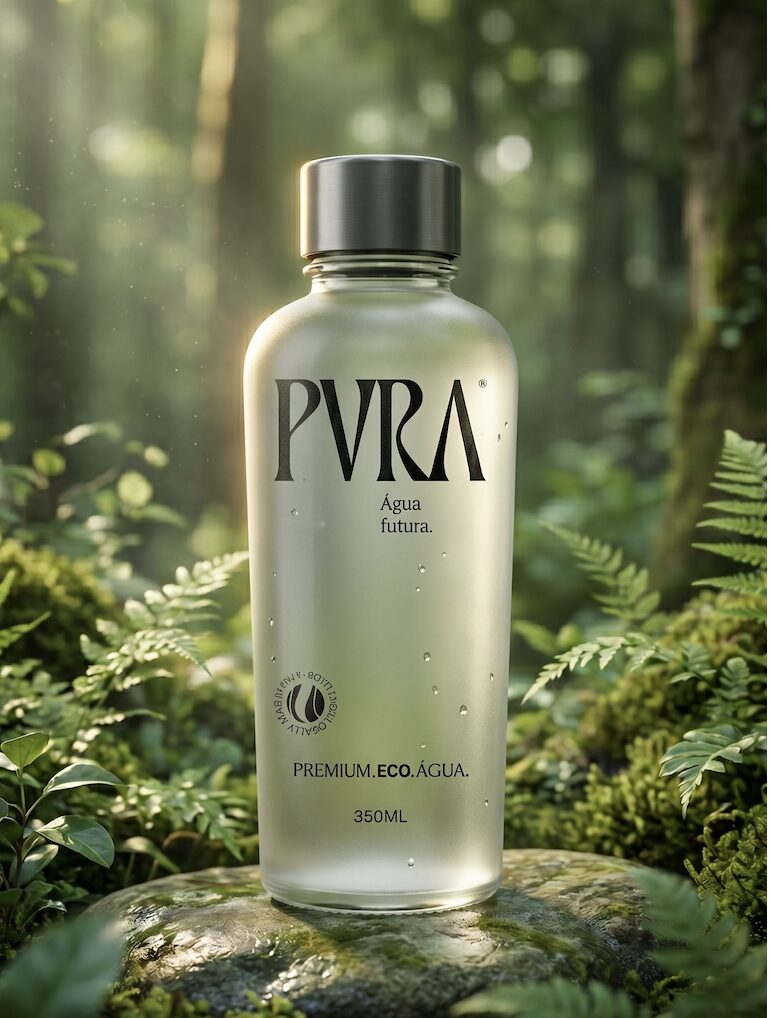 Garrafa PVRA 350mL na natureza